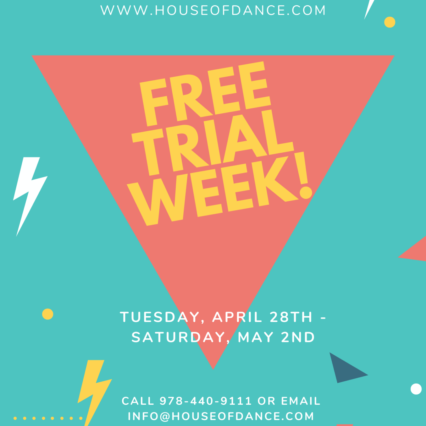 free trial week at House of Dance in Sudbury