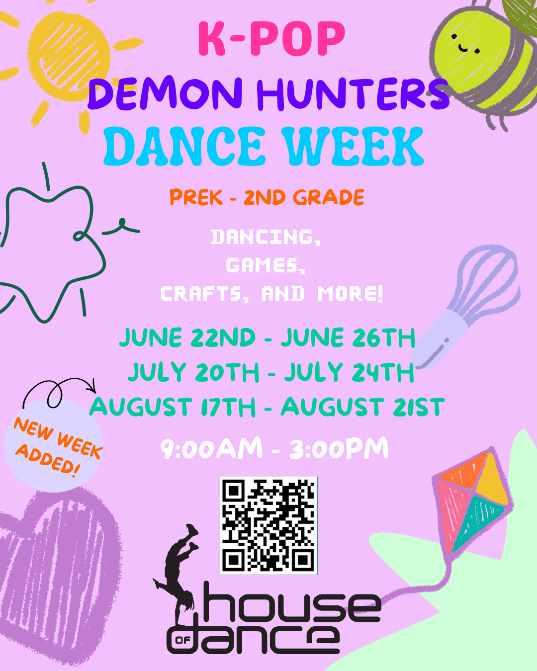 K-pop demon hunters dance week at House of Dance
