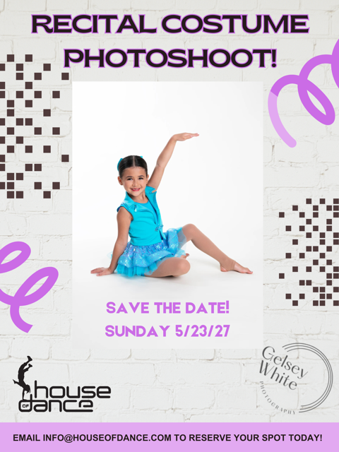 1 Recital Costume Photoshoot